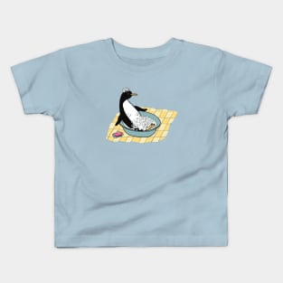 Penguin Bathtime Kids T-Shirt